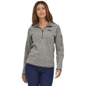 Patagonia better sweater 1/4 zip, women’s, heather, XS
